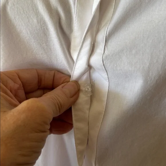 Lane Bryant Women’s White Summer Tunic Shirt sz 18 20 - Picture 5 of 8